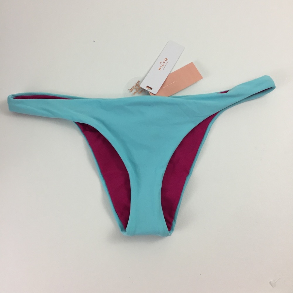 PilyQ Dreamy Reversible Teeny Bikini Bottoms. B2